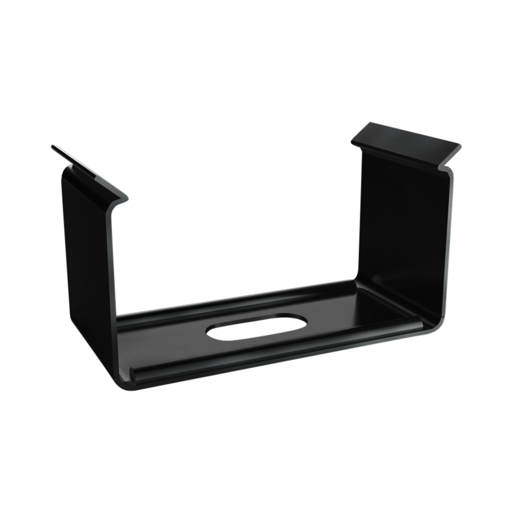 [331000000007] SPS-N1_16 Montageklammer SpringSteel f. LED Alu-Aufbauprofil Exo-N1_16 (Schwarz RAL9005)