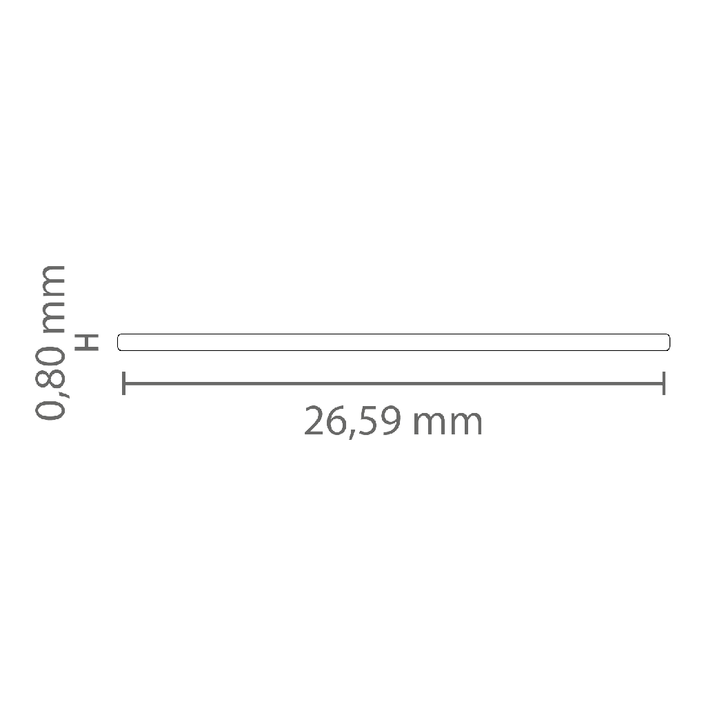 [432001002500] PC71_12 Cover FLAT f. LED Eckprofil Exo-V1 | Polycarbonat (Schwarz RAL9005, 2M)
