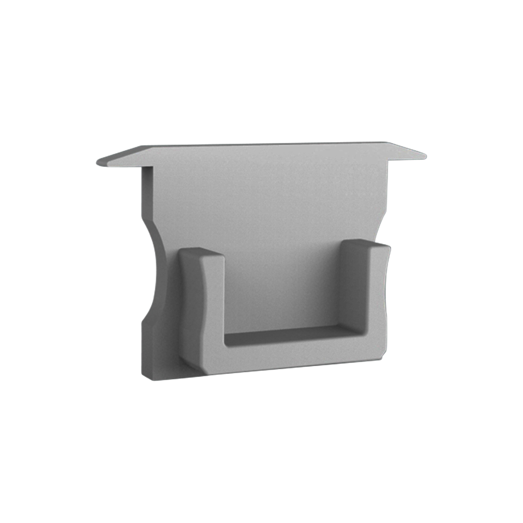 [530002215214] CAP-NLN2F Endkappe (Schwarz RAL9005, Mit Kabeldurchführung)