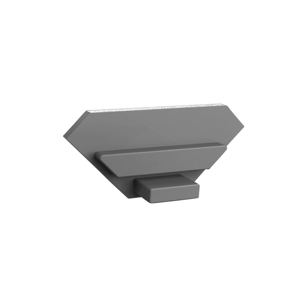 [530002514112] CAP-V2 Endkappe (Schwarz RAL9005, Mit Kabeldurchführung)