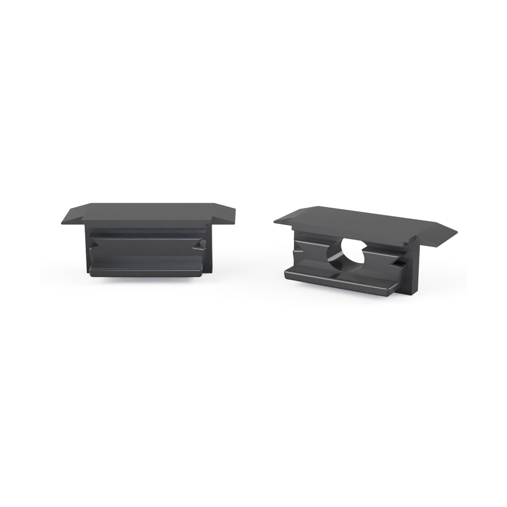 [530003114707] CAP-NLN1 Endkappe Möbelbau (Schwarz RAL9005)