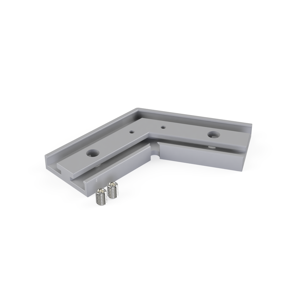 [530003118020] CON-N2 Verbinder 120° (Schwarz RAL9005)