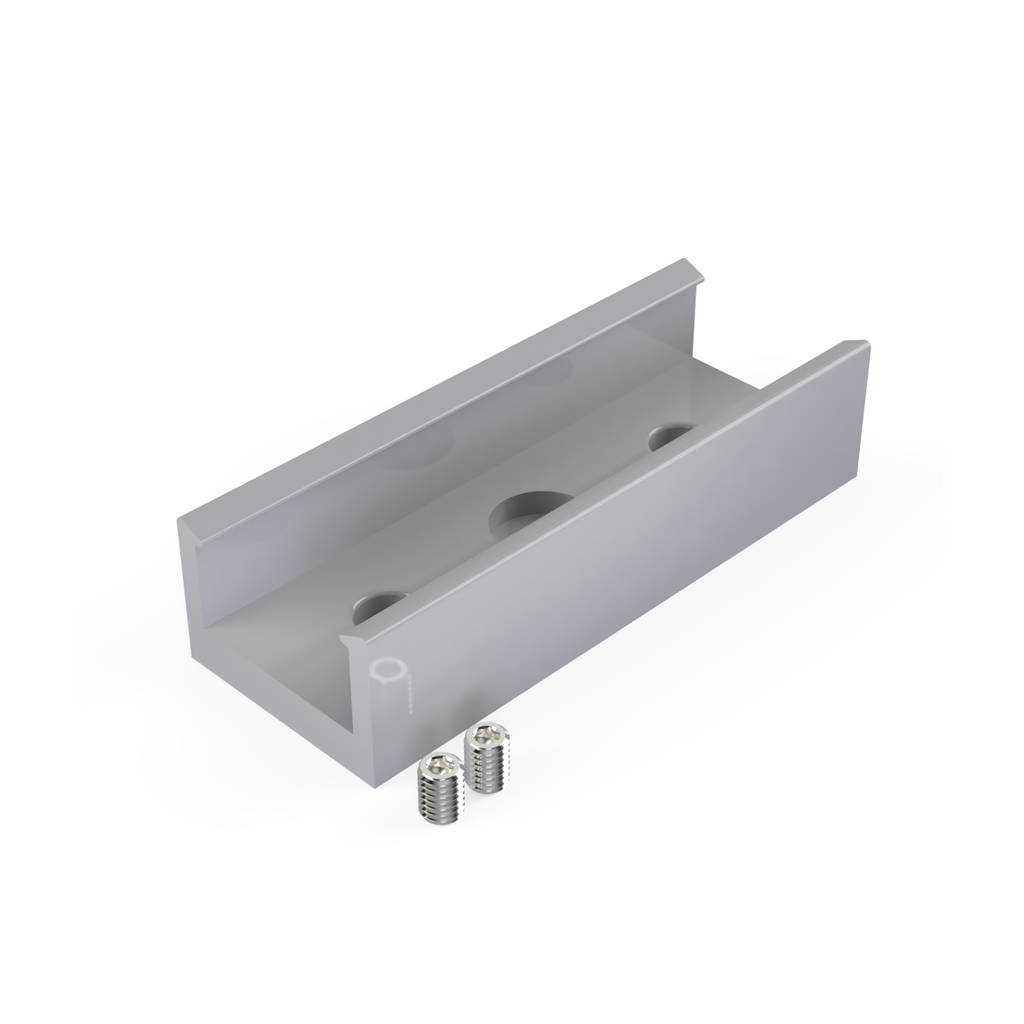 [530005113306] CON-A1 Verbinder 180° (Schwarz RAL9005)