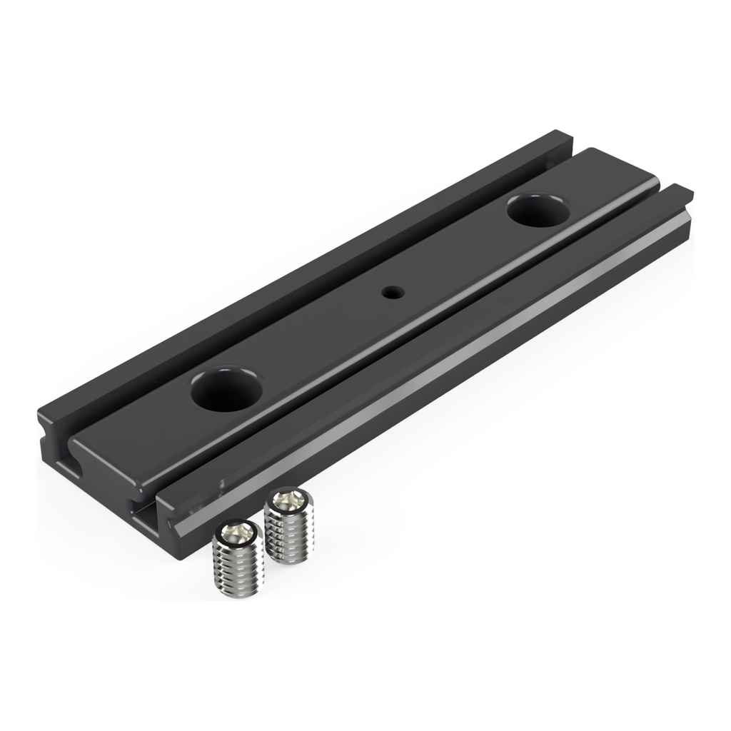 [530005113315] CON-A2 Verbinder 180° (Schwarz RAL9005 (FENIX))