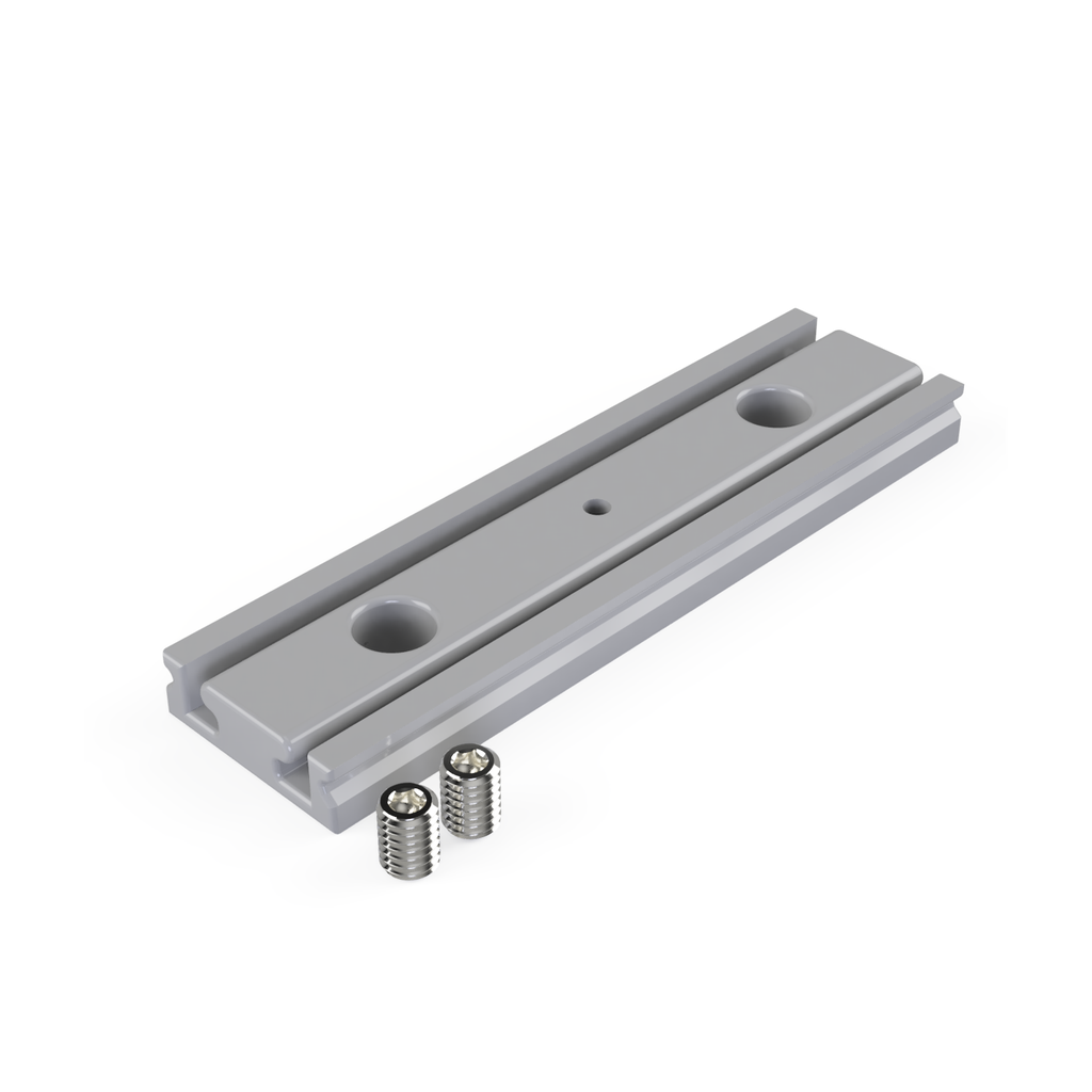 [530005113315] CON-A2 Verbinder 180° (Schwarz RAL9005)