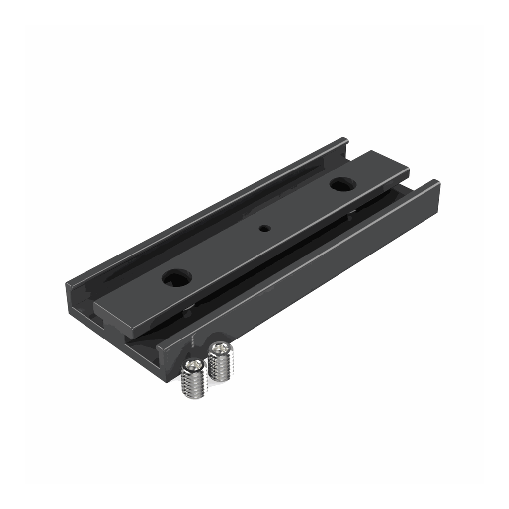 [530005118020] CON-N2 Verbinder 180° (Schwarz RAL9005 (FENIX))