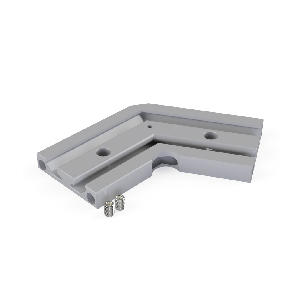 [530005129815] CON-N3 Verbinder 120° (Schwarz RAL9005)