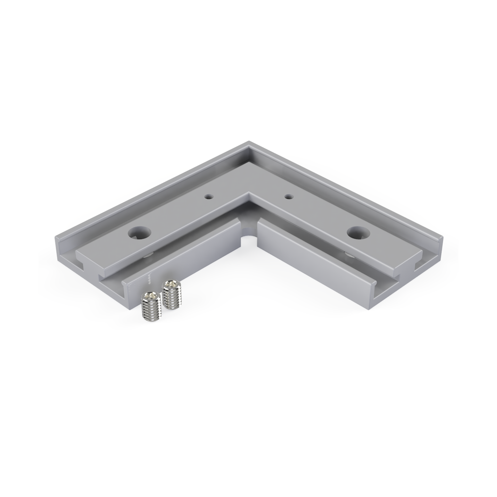 [530006118020] CON-N2 Verbinder 90° (Schwarz RAL9005)