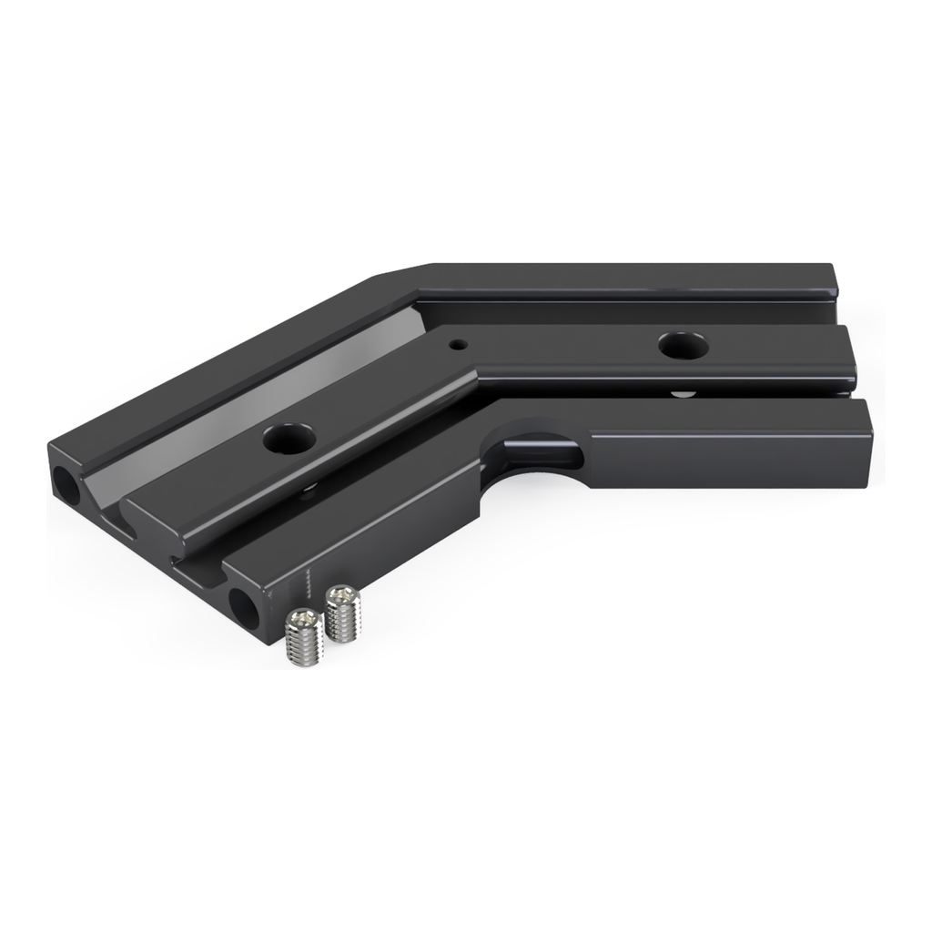 [530006129815] CON-N3 Verbinder 135° (Schwarz RAL9005 (FENIX))
