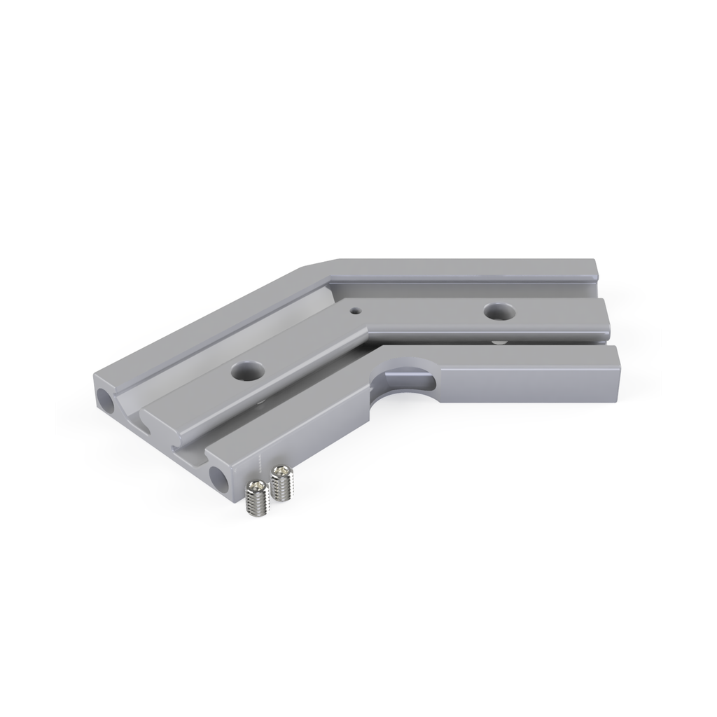 [530006129815] CON-N3 Verbinder 135° (Schwarz RAL9005)