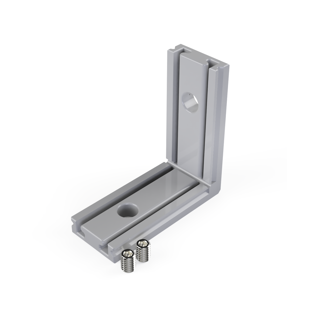 [530008113315] CON-A2 Verbinder 90° Inneneck (Schwarz RAL9005)