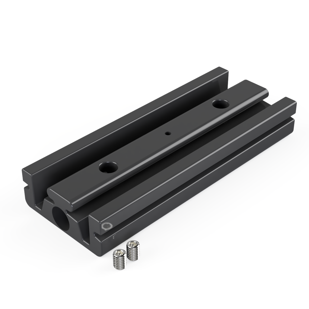 [530009129830] CON-N4 Verbinder 180° (Schwarz RAL9005)