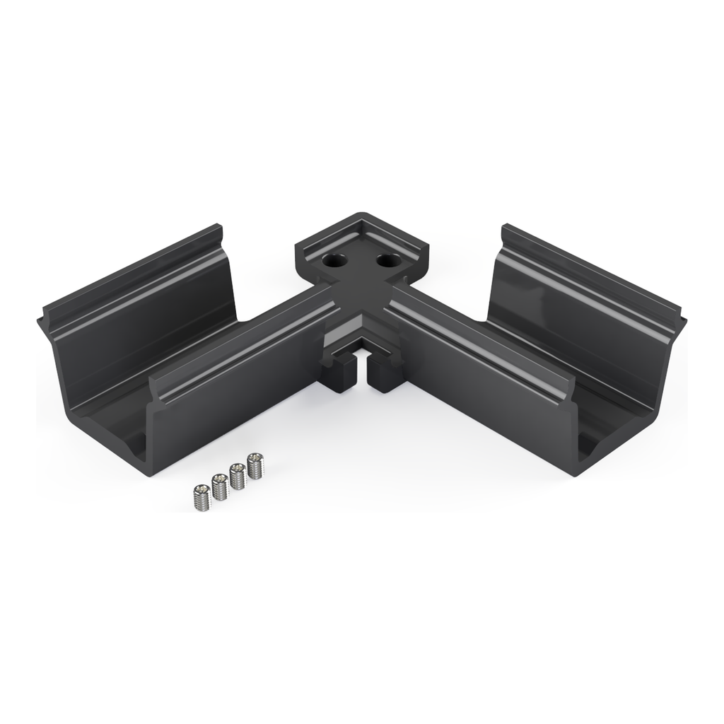 [530009432402] CON-TI1 Verbinder 90° (Schwarz RAL9005 (FENIX))