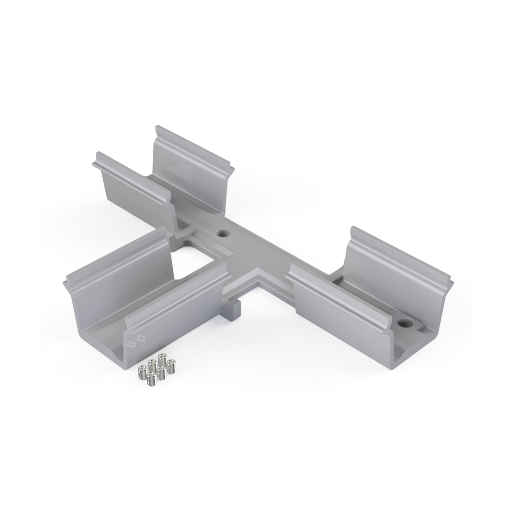 [530010432402] CON-TI1 Verbinder T-Stück (Schwarz RAL9005)