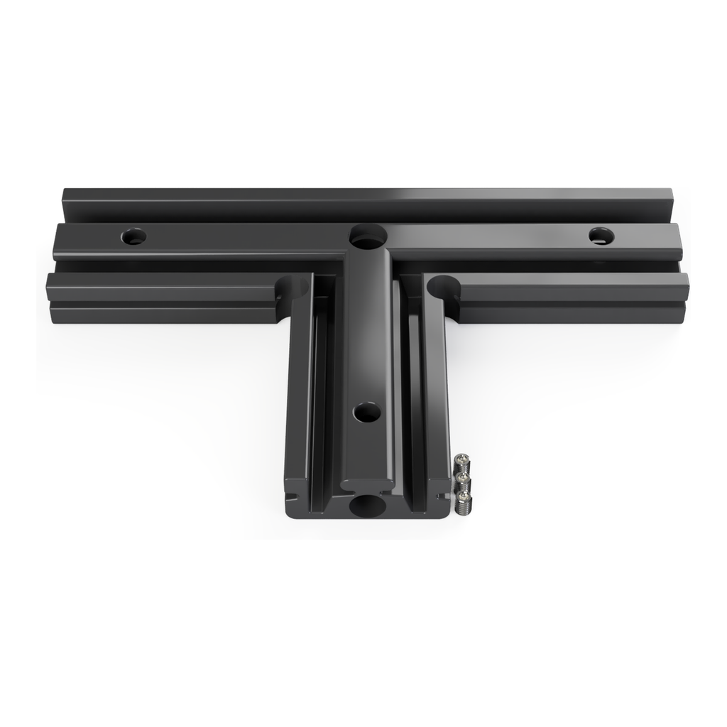 [530011129830] CON-N4 Verbinder T-Stück (Schwarz RAL9005 (FENIX))