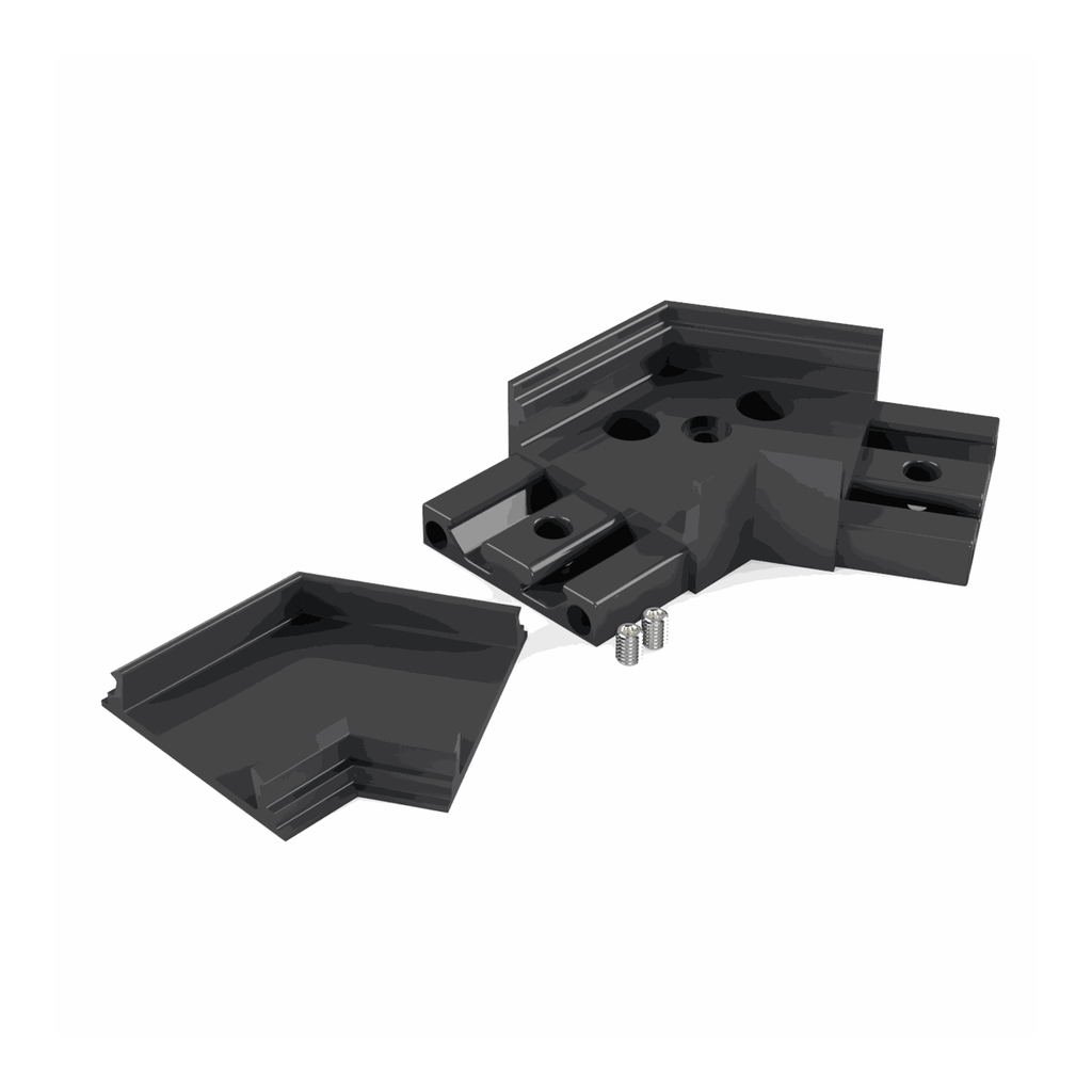 [530014129815] VMD-N3 Eckverbinder 120° (Schwarz RAL9005 (FENIX))