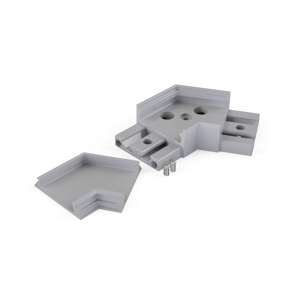 [530014129815] VMD-N3 Eckverbinder 120° (Schwarz RAL9005)