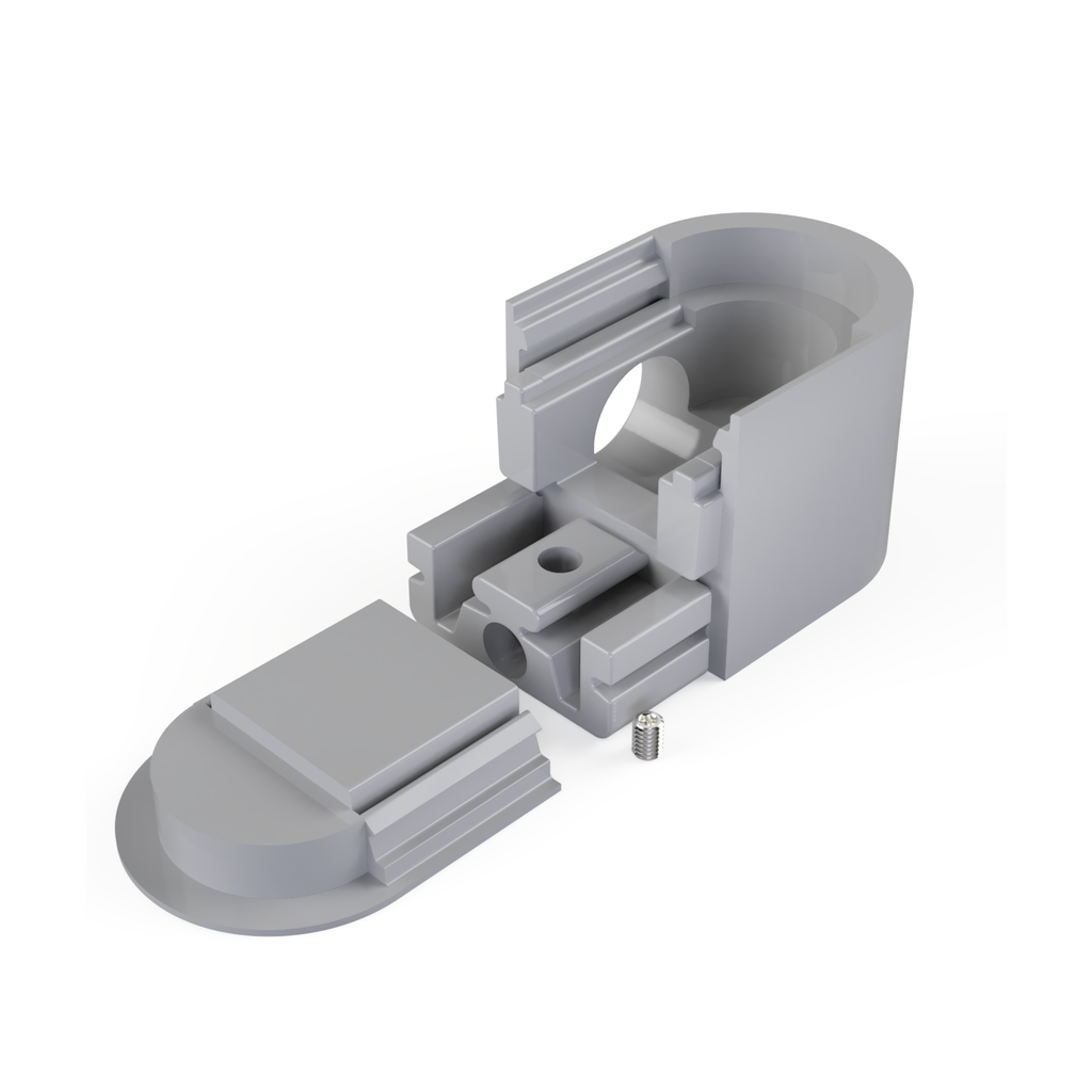 END-N4 Endstück Rund Öffnung | links