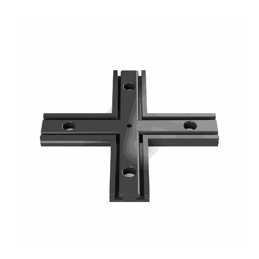 [530023113315] CON-A2 Verbinder X (Schwarz RAL9005)