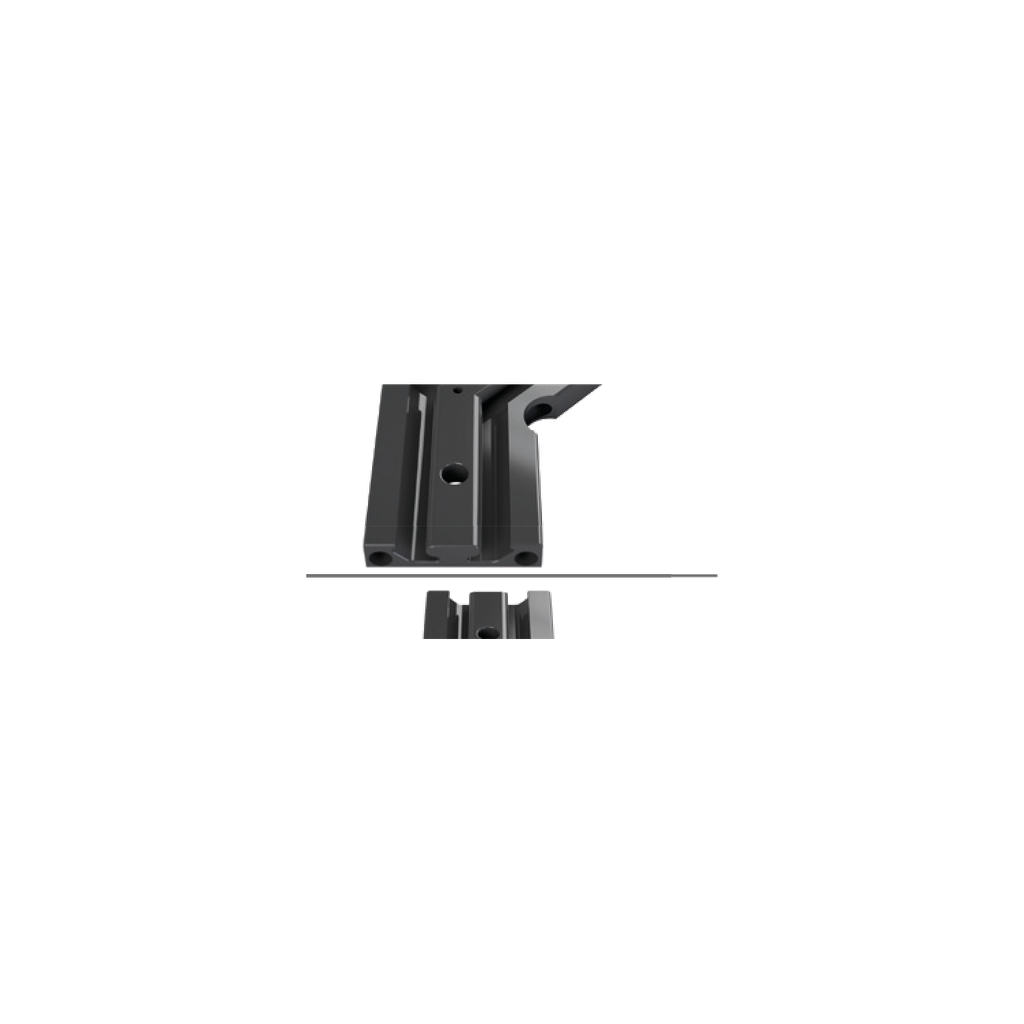 [530027129815] CON-N3 Verbinder 90° Inneneck (Schwarz RAL9005)