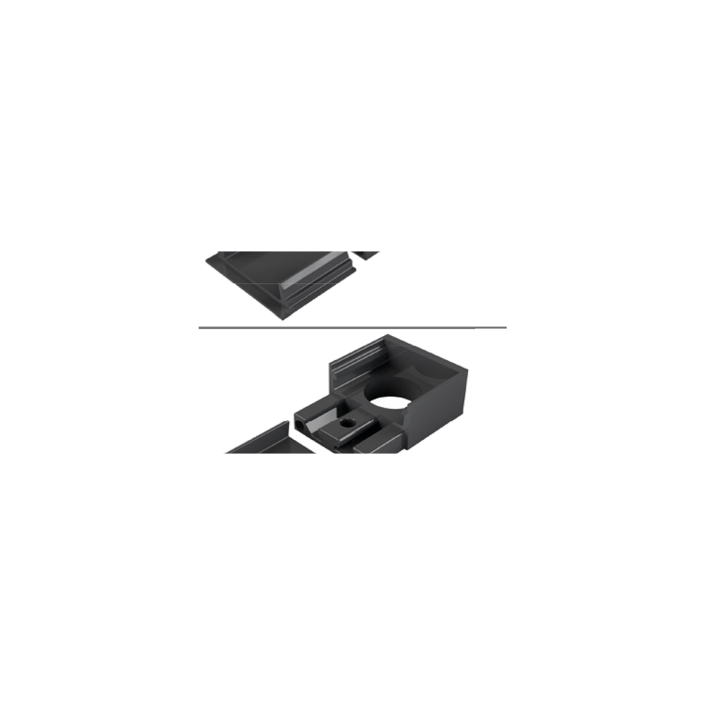 [530031129815] VMD-N3 Inneneckverbinder 90° (Schwarz RAL9005)