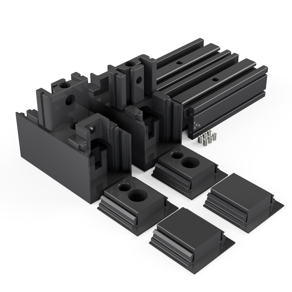 [530048129830] UP&DOWN N4 Set Abhängung (Schwarz RAL9005)