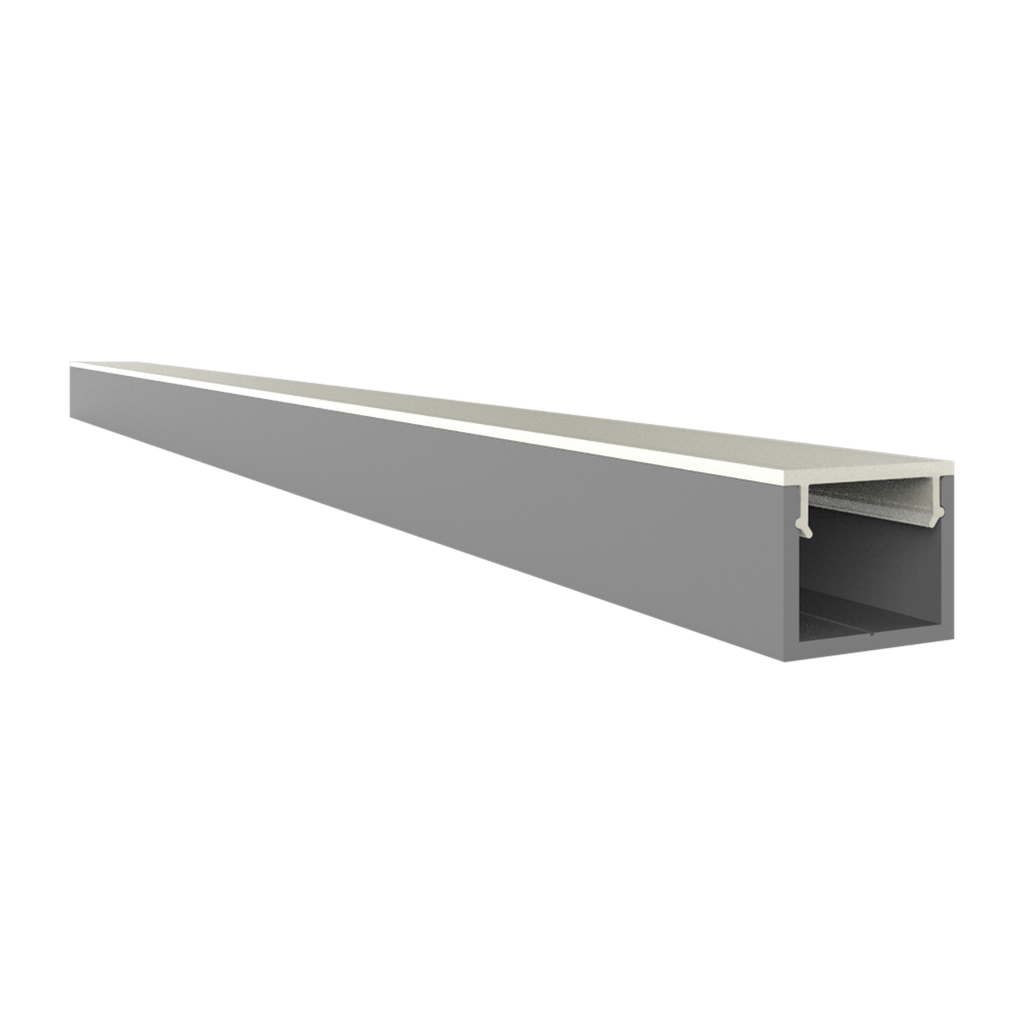 [612000108308] EXO-A0 AUFBAU PROFIL | 2M | LED MAX.8MM | ULTRASLIM (Aluminium Eloxiert)