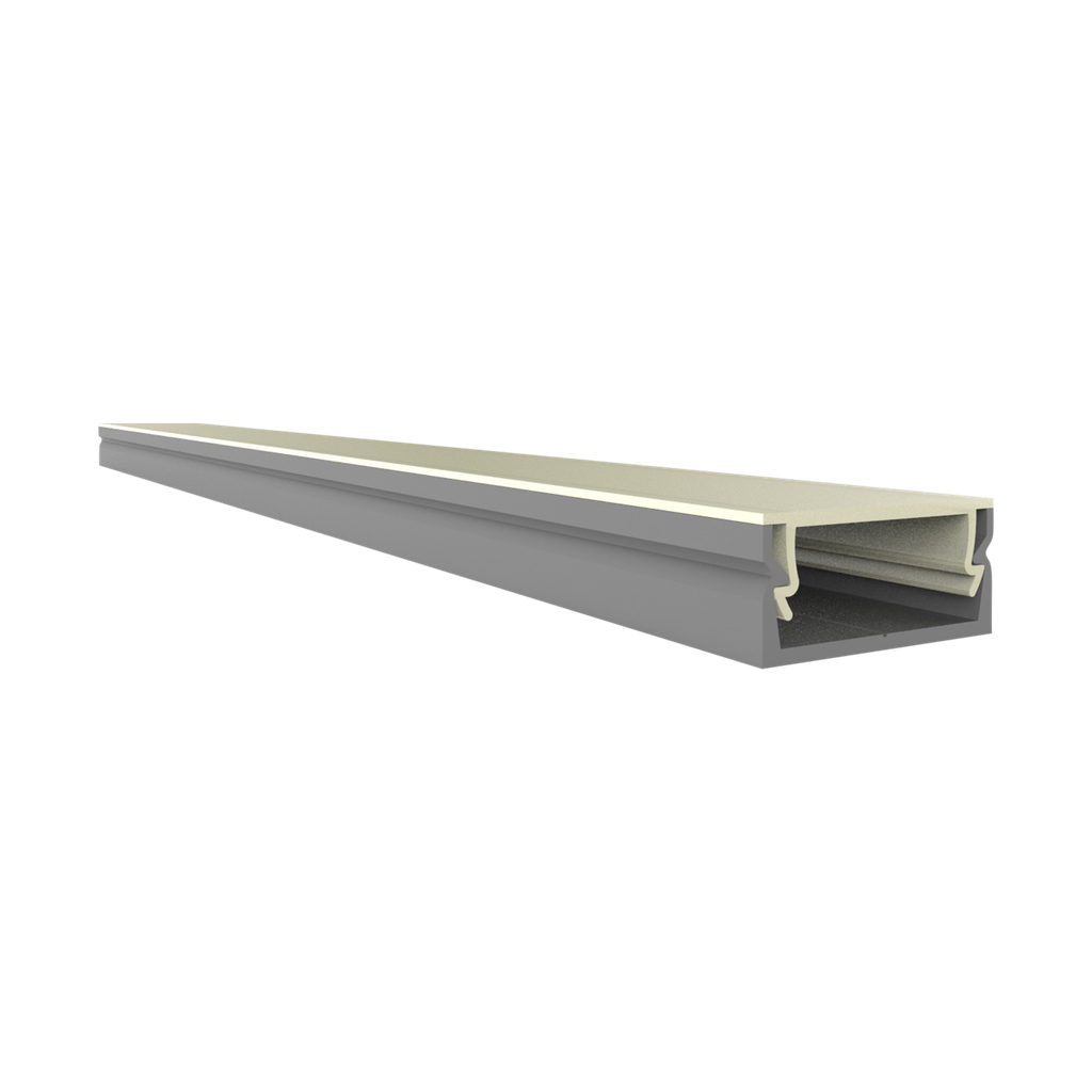 [612000114707] EXO-NLN1 AUFBAU PROFIL | 2M | LED MAX.14MM | ULTRAFLAT (Aluminium Eloxiert)