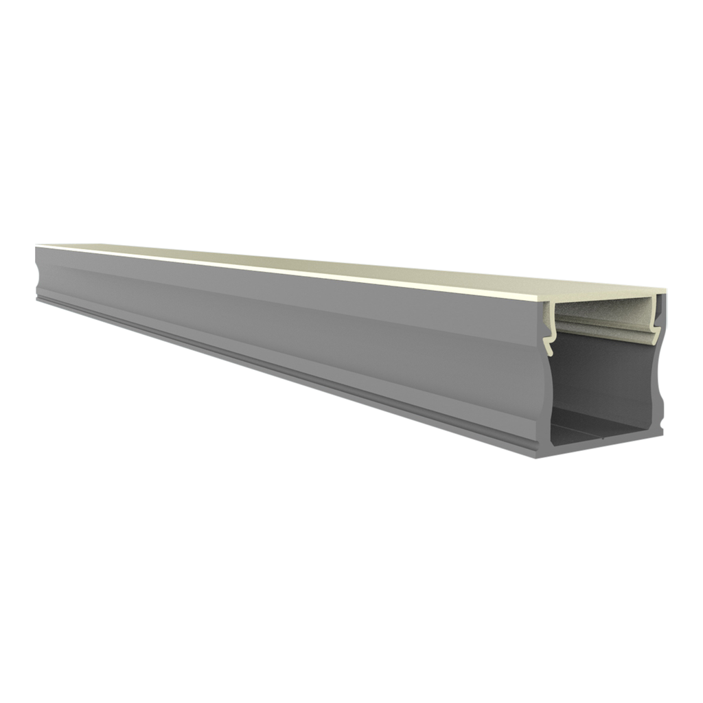 [612000115214] EXO-NLN2 AUFBAU PROFIL | LED MAX.12MM | NARROW (Aluminium Eloxiert (FENIX), 2M)