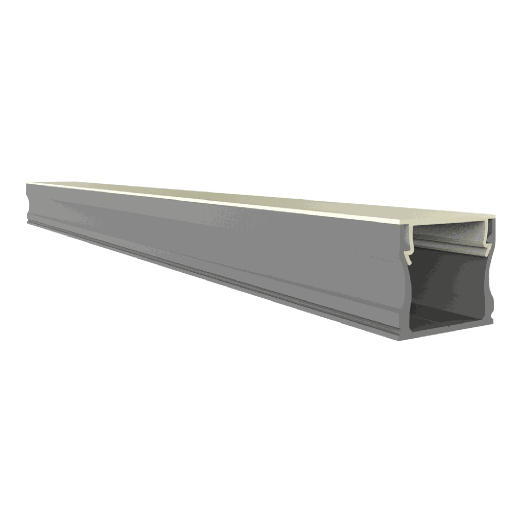 [611000115214] EXO-NLN2 AUFBAU PROFIL | LED MAX.12MM | NARROW (Aluminium Eloxiert, 1M)