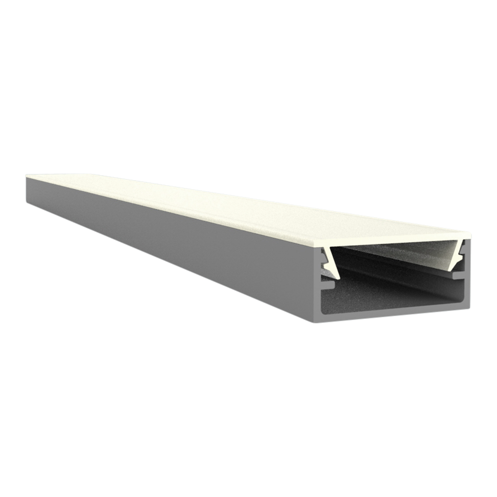[612000118008] EXO-N1 AUFBAU PROFIL | LED MAX.16MM | ULTRAFLAT (Aluminium Eloxiert (FENIX), 2M)
