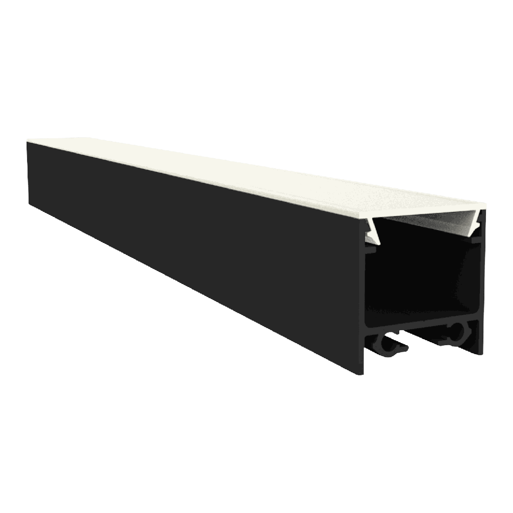 [662000118020] EXO-N2 AUFBAU PROFIL | LED MAX.16MM | FLAT (Aluminium Eloxiert, 2M)