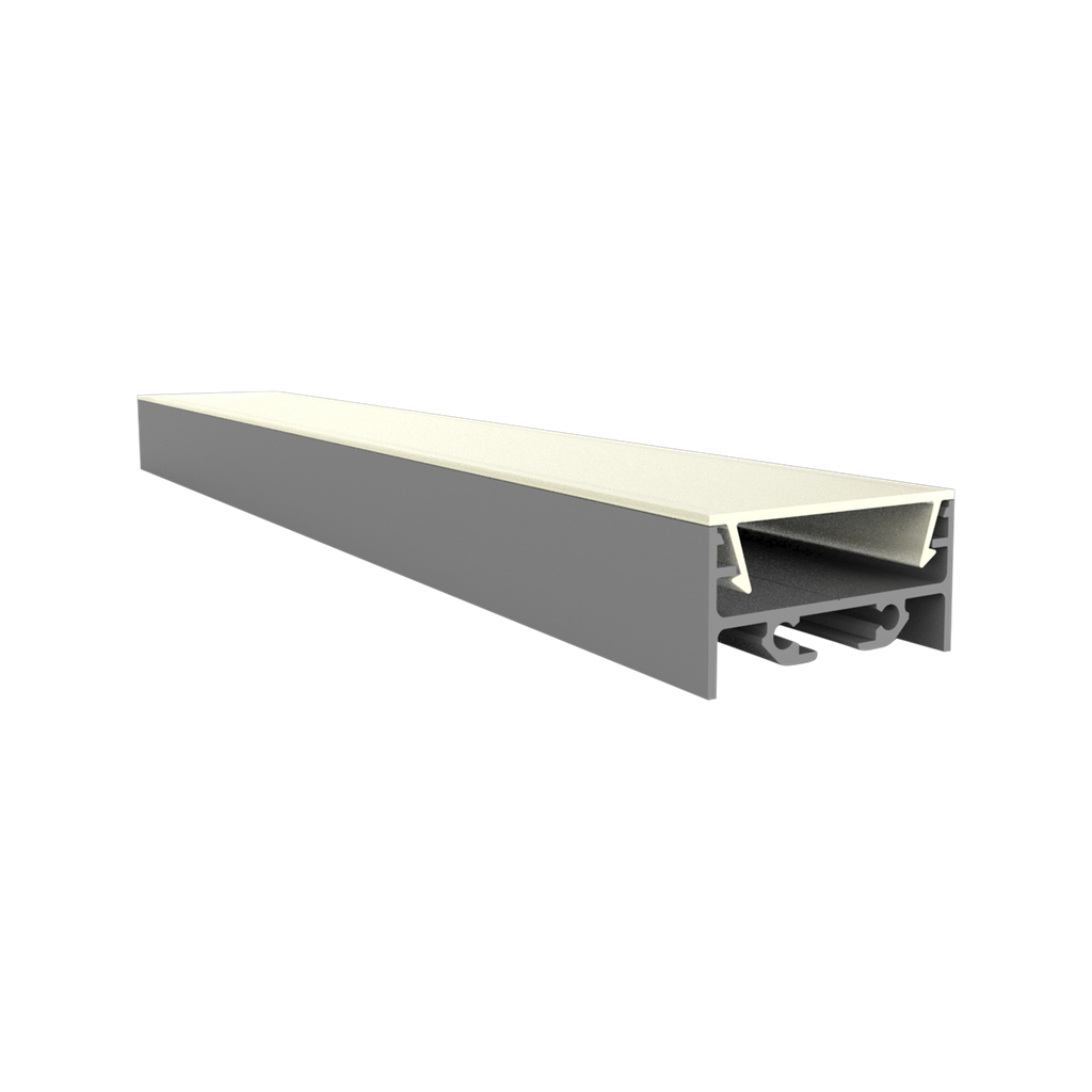 [612000129815] EXO-N3 AUFBAU PROFIL | LED MAX.24MM | ULTRAFLAT+WIDE (Aluminium Eloxiert)