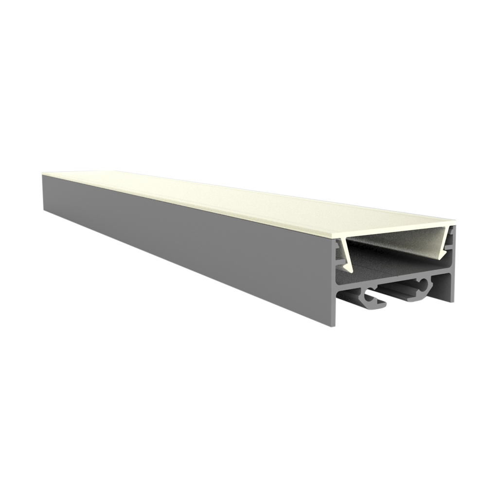[612000129815] EXO-N3 AUFBAU PROFIL | LED MAX.24MM | ULTRAFLAT+WIDE (Aluminium Eloxiert)