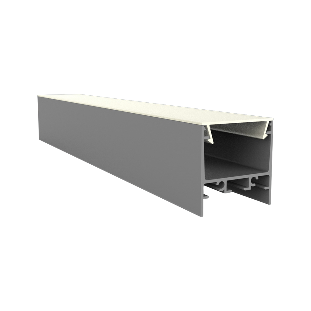 [662000129830] EXO-N4 AUFBAU PROFIL | LED MAX.24MM | FLAT+WIDE (Aluminium Eloxiert, 2M)