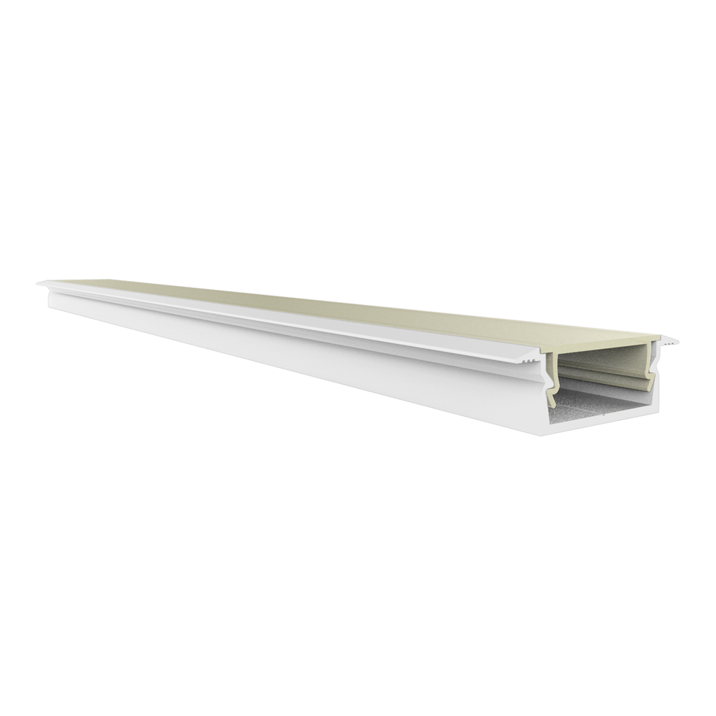 EXO-NLN1F EINBAU PROFIL | 2M | LED MAX.14MM | ULTRAFLAT+WINGS