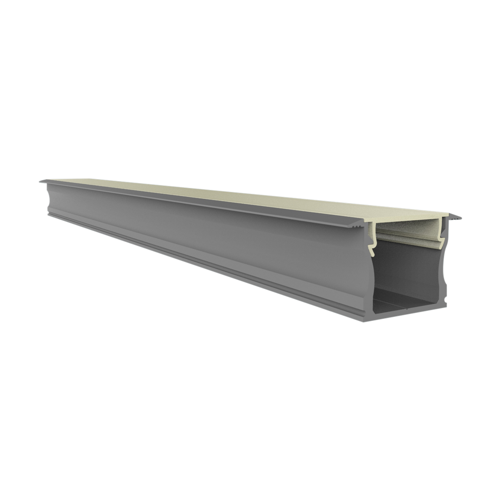 [612000215214] EXO-NLN2F EINBAU PROFIL | LED MAX.14MM | NARROW+WINGS (Aluminium Eloxiert)