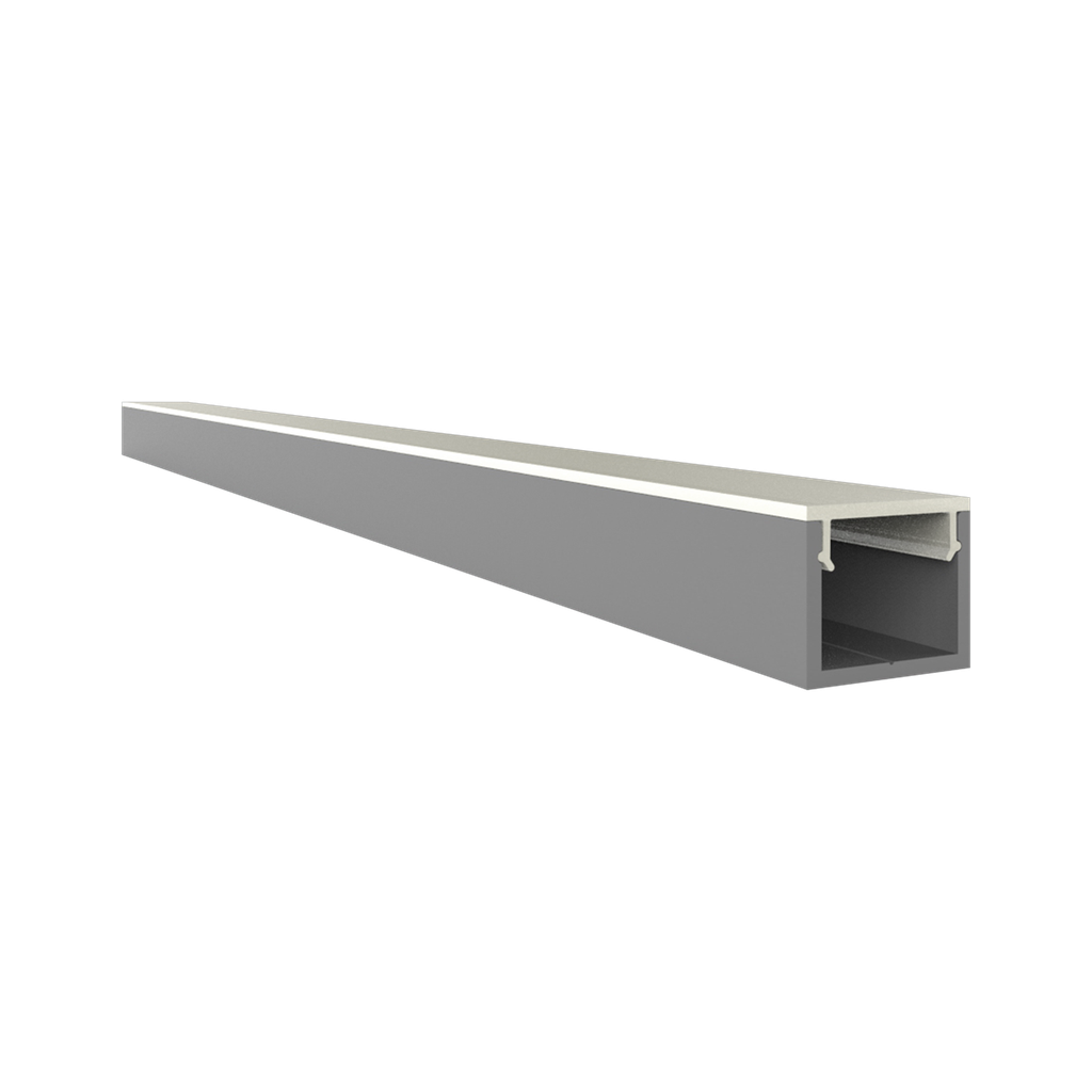 [613000108308] EXO-A0 AUFBAU PROFIL | 3M | LED MAX.8MM | ULTRASLIM (Aluminium Eloxiert)