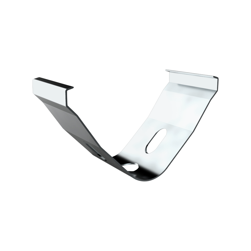 [311000000001] SPS-V1_12 Montageklammer SpringSteel f. LED Alu-Eckprofil Exo-V1_12 | silber