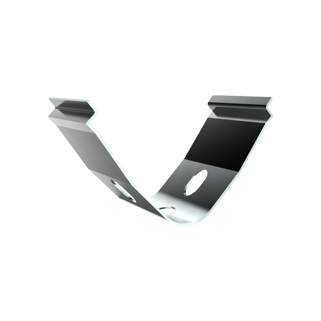 SPS-V2_14 Montageklammer SpringSteel f. LED Alu-Eckprofil Exo-V2_14 | silber