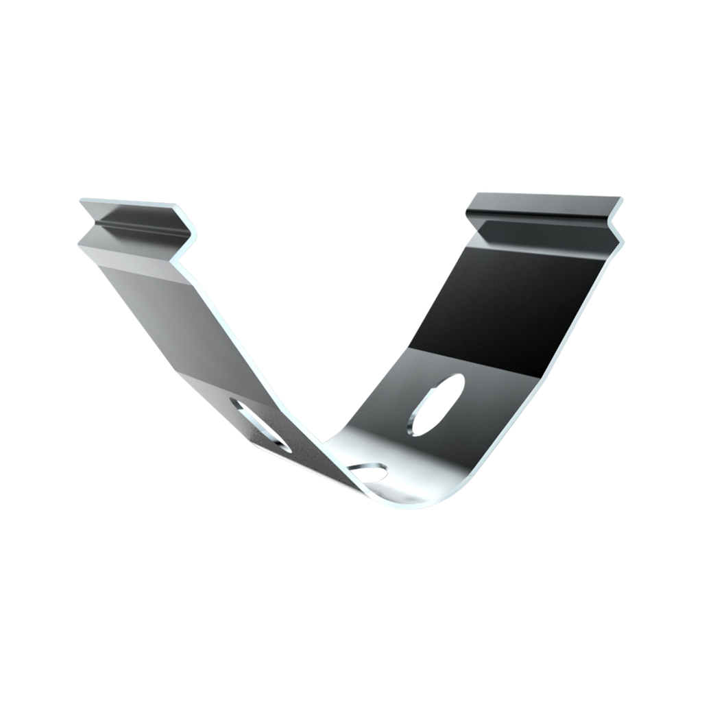 [311000000002] SPS-V2_14 Montageklammer SpringSteel f. LED Alu-Eckprofil Exo-V2_14 | silber