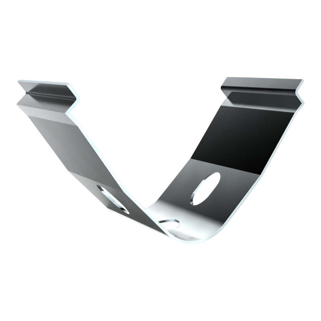 [311000000002] SPS-V2_14 Montageklammer SpringSteel f. LED Alu-Eckprofil Exo-V2_14 | silber