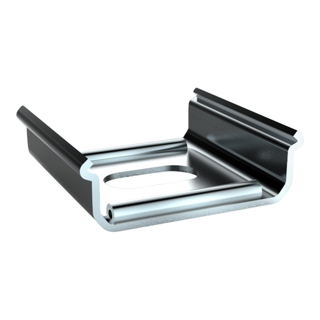 [311000000003] SPS-A2_13/A2F_13 Montageklammer SpringSteel f. LED Alu-Profile Exo-A2_13 u. A2F_13 | silber
