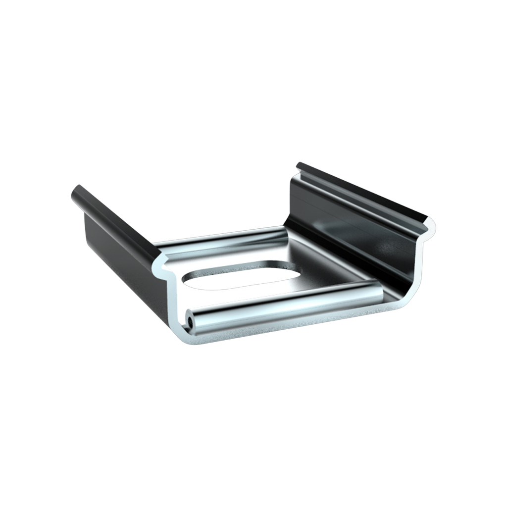 [311000000003] SPS-A2_13/A2F_13 Montageklammer SpringSteel f. LED Alu-Profile Exo-A2_13 u. A2F_13 | silber