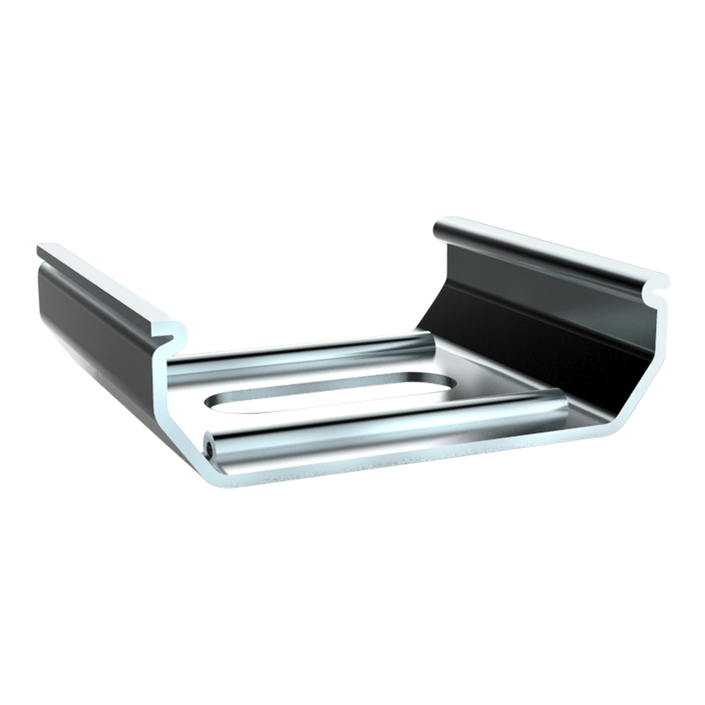 [311000000004] SPS-N2_16 Montageklammer SpringSteel f. LED Alu-Aufbauprofil Exo-N2_16 | silber
