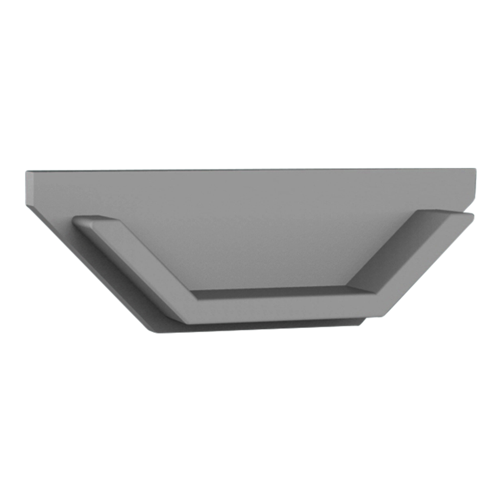 [511001036054] CAP-V1 Endkappe | ohne Loch | aluminium-silber