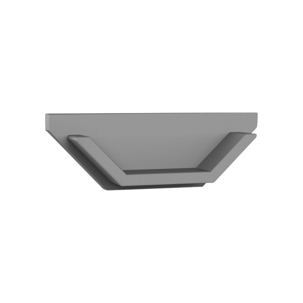 [511001036054] CAP-V1 Endkappe | ohne Loch | aluminium-silber