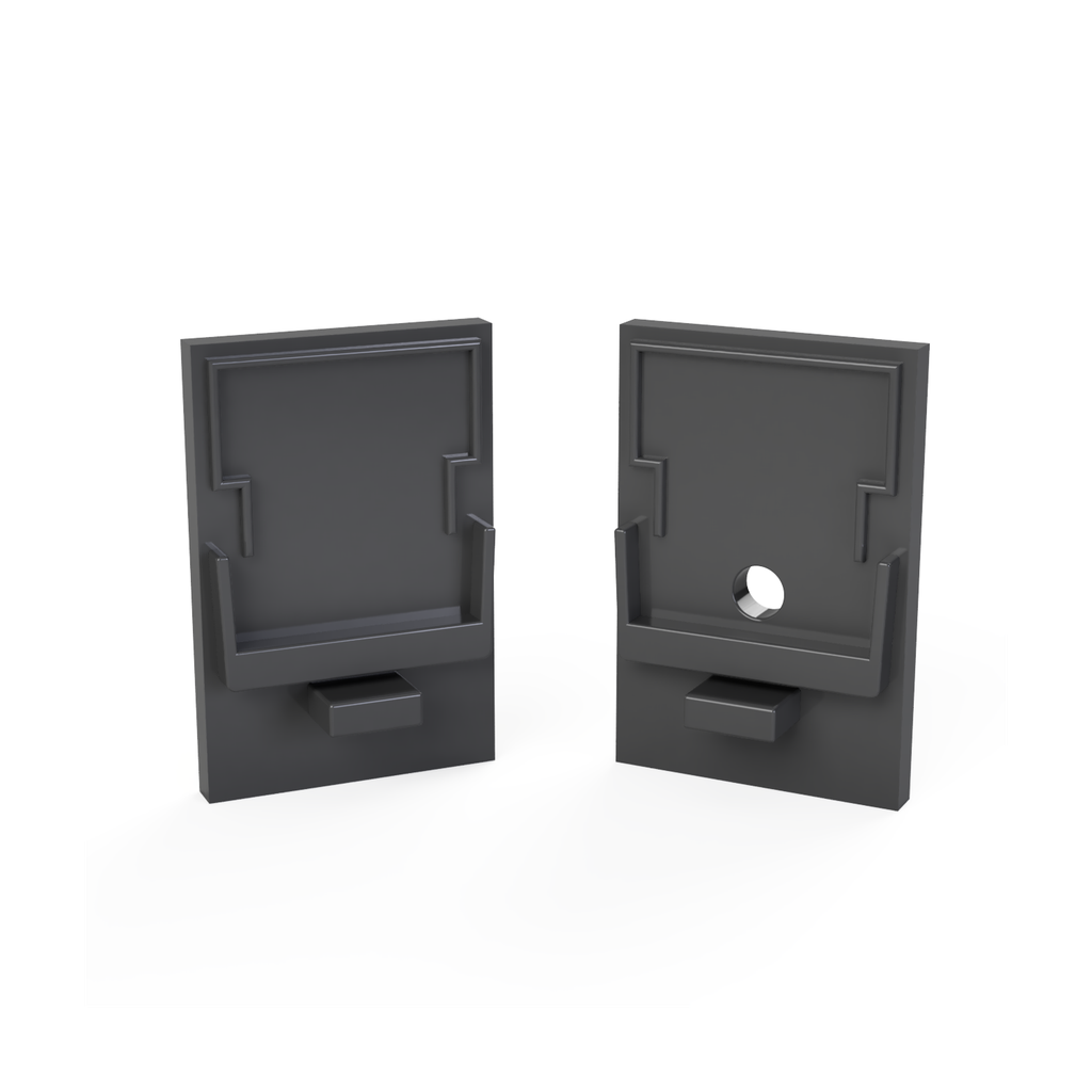 [530030129830] CAP-N4 Endkappe | HIGH | ohne Loch | schwarz