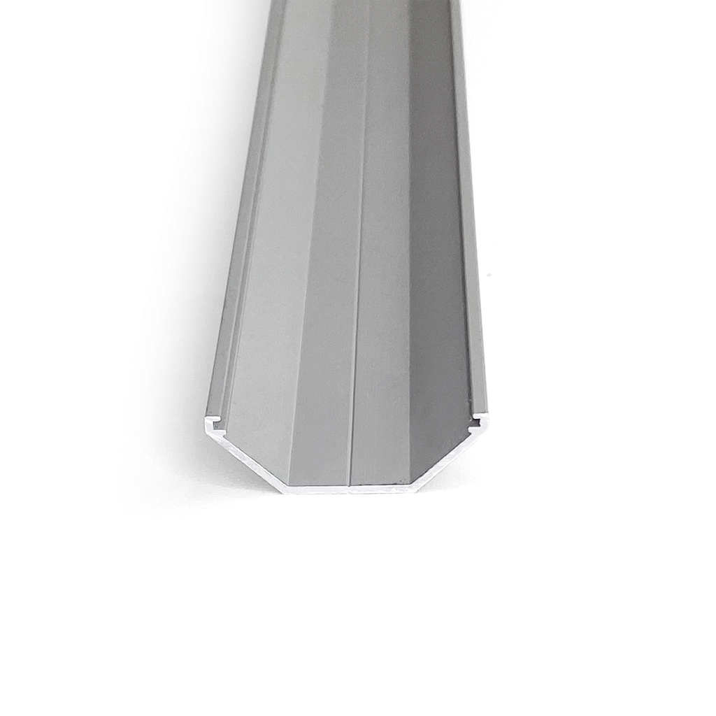 [612000528610] EXO-V1 ECK PROFIL | 2M | ALUMINIUM ELOXIERT | LED MAX.12MM | FLAT BACK