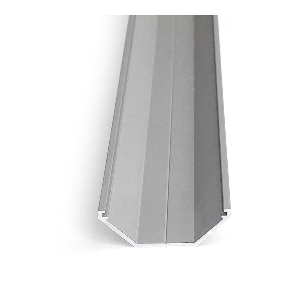 [612000528610] EXO-V1 ECK PROFIL | 2M | ALUMINIUM ELOXIERT | LED MAX.12MM | FLAT BACK